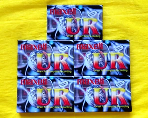 5x MAXELL UR 90 Cassette Tapes 2002-2005 + OVP + SEALED + - Picture 1 of 2