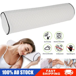 Cylindrical Pillow Memory Foam Neck Pain Relief Memory Foam For Neck Shoulder - Picture 1 of 11