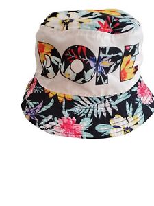 DOPE Bucket Hat Floral Unisex Reversible Spencer's Gifts OSFM