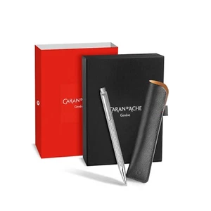 Caran d'Ache Kugelschreiber Ecridor ECAILLE™ Set mit Lederetui, 8902.525, NEU - Bild 1 von 4