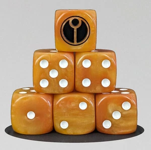 Space Pathfinders Robots Dice Set – Custom D6 for Wargame RPG Tabletop Gaming - Picture 1 of 4