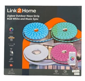 Link 2Home Zigbee Exterior Raya de Neón RGB Tira de Luz LED 5m Flexible - Imagen 1 de 8