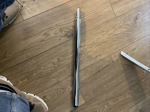Brompton Standard Length 535mm Chrome Steel Seatpost New. With Rubber Bung. - Picture 1 of 1
