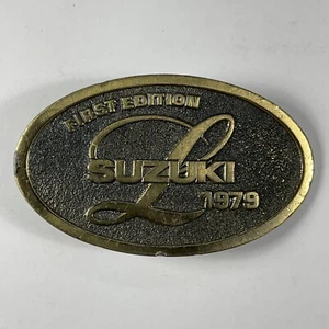 VINTAGE 1979 **SUZUKI L** (GS SERIE) MOTORRAD GÜRTELSCHNALLE - Bild 1 von 4