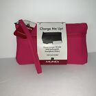 Mundi Charge me Up Phone Charger Wristlet Hot Pink NWT