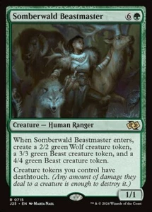 x1 Somberwald Beastmaster R MTG Foundations Jumpstart M/NM, English - Picture 1 of 1