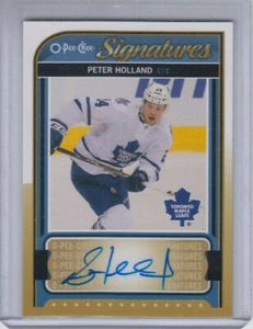 14/15 OPC Toronto Maple Leafs Peter Holland Signatures Auto card #S-HO - Bild 1 von 2