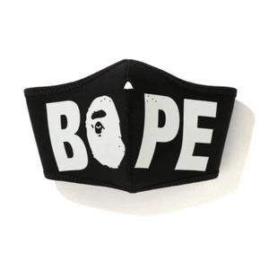 AUTHENTIC A BATHING APE BAPE GLOW IN THE DARK MASK BLACK NEW RARE - Picture 1 of 7