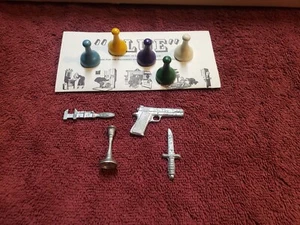 Vintage 60er Parker Brothers Clue Spielfiguren aussuchen und aussuchen - Bild 1 von 13