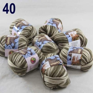 8BallsX50g Thick Worsted 100% Cotton Hand Knitting Blanket Yarn 422-40 - Picture 1 of 24