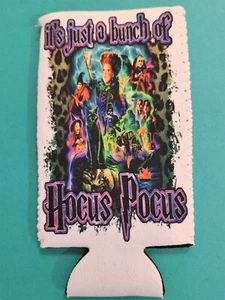 12oz. Neoprene Skinny Can Koozies---Hocus Pocus - Picture 1 of 1