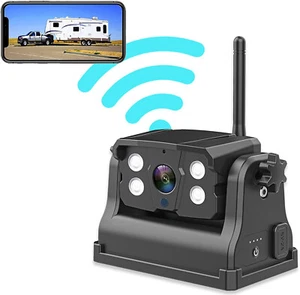 Wireless Backup Camera 720P Magnetic Portable Rechargeable For Truck Trailer RV - Picture 1 of 9