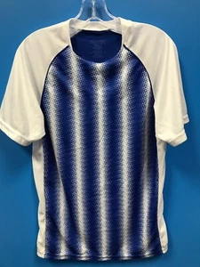 NEW High Five Adult Men 100% Polyester Soccer Jersey Color Blue White Size Small - Picture 1 of 5