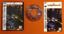 Wipeout Sega Saturn Disc + Manual w/Replacement Case TESTED 100% 👍