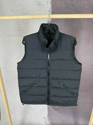 Versace Classic Chaleco Chaleco Negro Nylon Brillo Foto 1 de 4