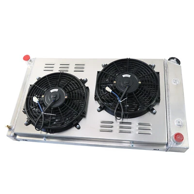 4Row Radiator+Shroud&Fan for 70-81,79 Pontiac Firebird Trans Am Esprit Formula. Foto 1 de 4