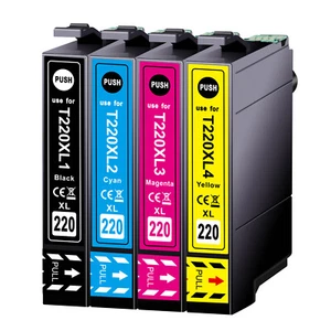 4PK T220XL Ink For Epson 220XL WorkForce WF-2650 WF-2630 WF-2750 WF-2760 WF-2660 - Picture 1 of 6