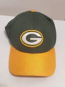 Sombrero elástico New Era 39Thirty Green Bay Packers NFL línea lateral verde/amarillo S/M - Imagen 1 de 6