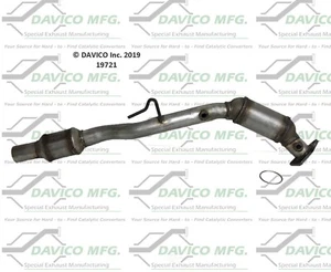 Catalytic Converter-Exact-Fit Davico 19721 - Picture 1 of 3