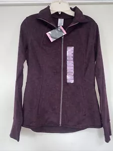 Member's Mark Women's Zip Up Athletic Textured Lightweight Jacket W/ Thumbholes - Picture 1 of 5