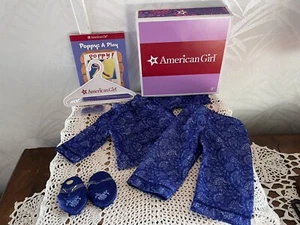 NEW American Girl Doll Just Like You SLEEPOVER PJs Set - Complete in Box w Book - Picture 1 of 16