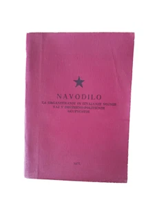 Yugoslavia handbook Navodilo za organiziranje in izvajanje vojnih vaj 1977 - Picture 1 of 3