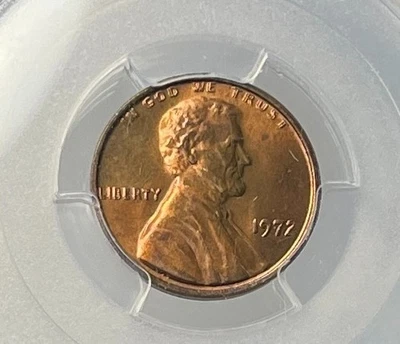 1972 Doubled Die Obverse Lincoln Cent - PCGS MS64 RB - Image 1 of 4