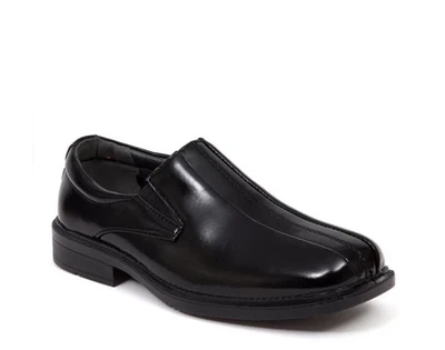 DEER STAGS Wings Dress Shoes Kids Size 12M Black NEW Comfort Slip-On School - Image 1 of 4