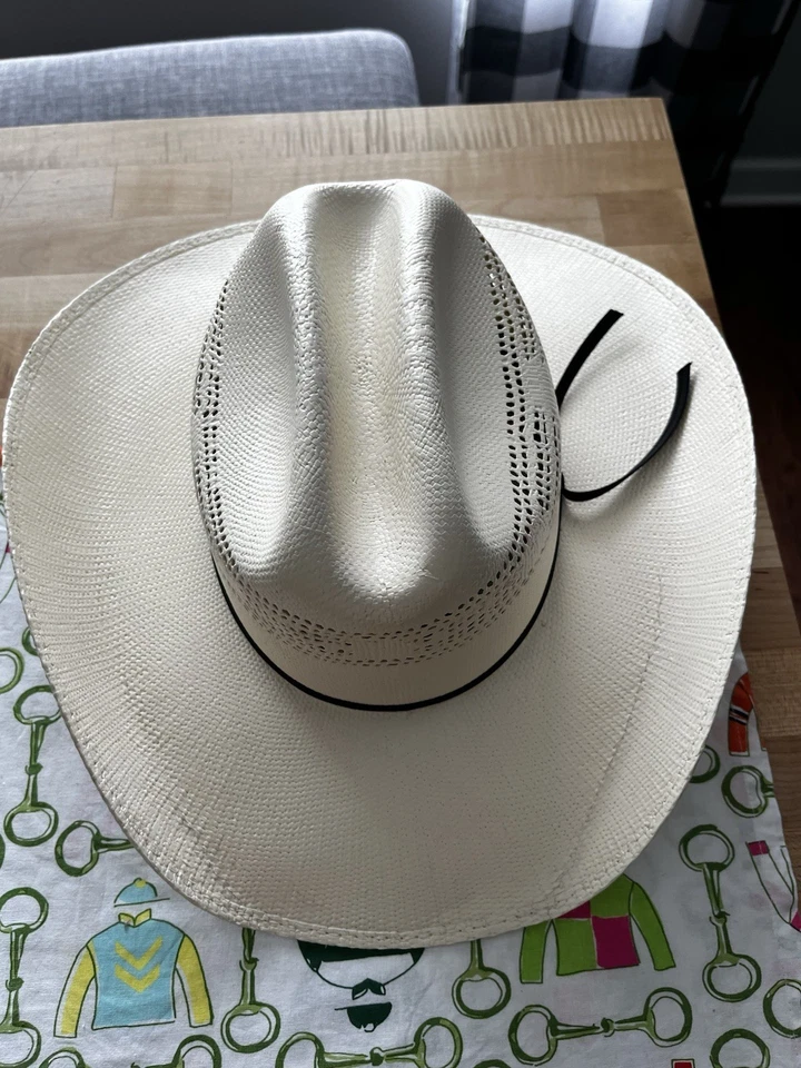 justin cowboy hat 7 1/2 - Image 1 of 4