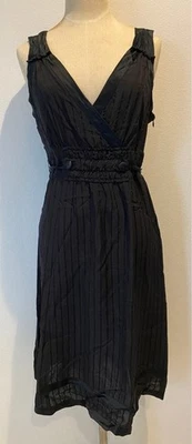 Платье Marc Jacobs с шелковым ремешком и кэшером черное размер 6 MJ1225199 - Изображение 1 из 4