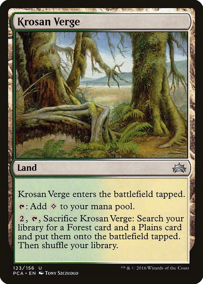 MTG Krosan Verge  - Planechase Anthology #123 - Image 1 of 1