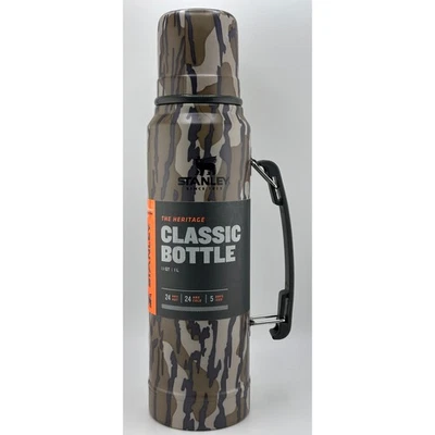 STANLEY Heritage Stainless Steel 1.1 QT Classic Bottle - BOTTOMLAND CAMOUFLAGE - Image 1 of 4