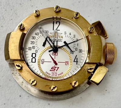 Reloj Cronógrafo Invicta S1 6 Joyas Modelo 6461 con Batería Nueva y Funciona Foto 1 de 4