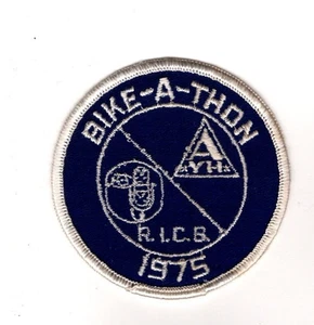 Rhode Island Community Bank, RICB 1975 Bike-A-Thon, Vintage Old Patch - Picture 1 of 1
