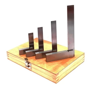 Machinist 2" (50 mm), 3" (75 mm), 4" (100 mm) & 6" (150 mm) Steel Try Square - Picture 1 of 8