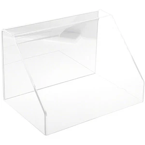 Plymor Clear Acrylic Slanted Front Case w/ No Base (Mirrored), 12"W x 8"D x 8"H - Picture 1 of 1