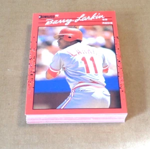 Cincinnati Reds Barry Larkin 1990 Donruss Team Set 29 Cards - Picture 1 of 1