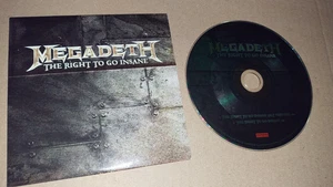 Maxi CD MEGADETH - THE RIGHT TO GO INSANE / 2 Tracks Roadrunner 2010 rare - Bild 1 von 2