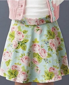 Matilda Jane Hello Lovely Beautiful Blooms Knit Skirt Skort W/ Shorts Girl Sz 12 - Picture 1 of 7