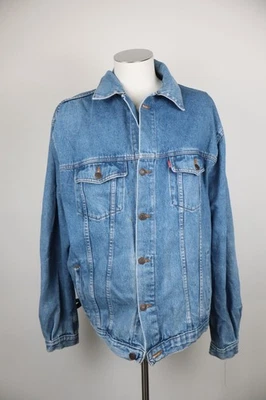 Levi'S Veste En Jean Coton Homme Tg. XL Man Vintage Jacket Coton Denim Casual - Photo 1/4