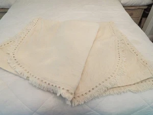 Colchas dobles blancas a juego, hechas en EE. UU. - Imagen 1 de 10