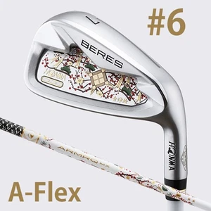 HONMA BERES Aizu Women #6 Iron 2Star RH ARMRQ MX A-Flex Ladies Golf Japan NEW - Picture 1 of 14