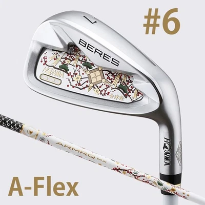 HONMA BERES Aizu Women #6 Iron 2Star RH ARMRQ MX A-Flex Ladies Golf Japan NEW - Image 1 of 4