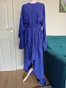 John Lewis x A.W.A.K.E. MODE Deconstructed Wickel Maxikleid in Lila UK 12 - Bild 1 von 8