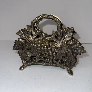 Precioso servilletero vintage 1994 Godinger Silver Art Co plato de plata - Imagen 1 de 9