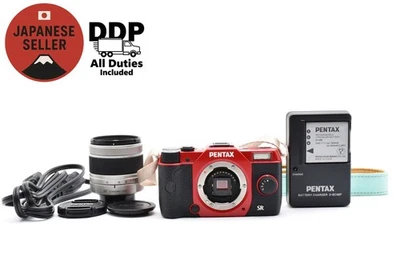 [COMO NUEVA] Cámara digital Pentax Q10 roja 12,4 MP 5-15 mm F/2,8-4,5 de JAPÓN #110 Foto 1 de 4