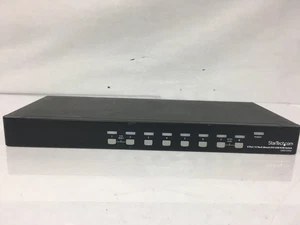 StarTech 8 Port 1U Rackmount DVI USB KVM Switch SV831DVIU Tested for Power - Picture 1 of 15