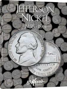 Jefferson Nickels (5 Cent) #1: 1938-1961 - Official Whitman Coin Folder - Bild 1 von 7