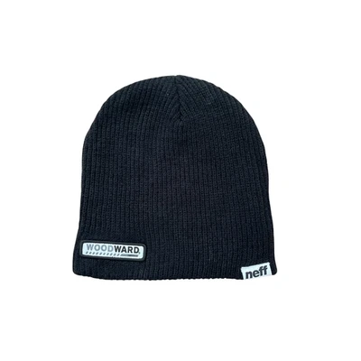Neff Gorro Adulto Negro Tejido Sombrero Campamento Woodward Cobre Colorado Snowboarder Foto 1 de 4
