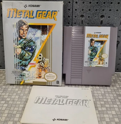 Top Nintendo NES Metal Gear - Anleitung und OVP - Bild 1 von 4